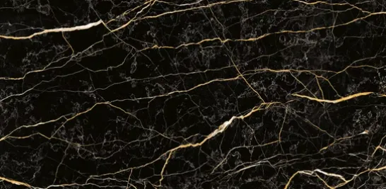 Керамогранит черный матовый вид 2 под мрамор 0,9х60х120 см