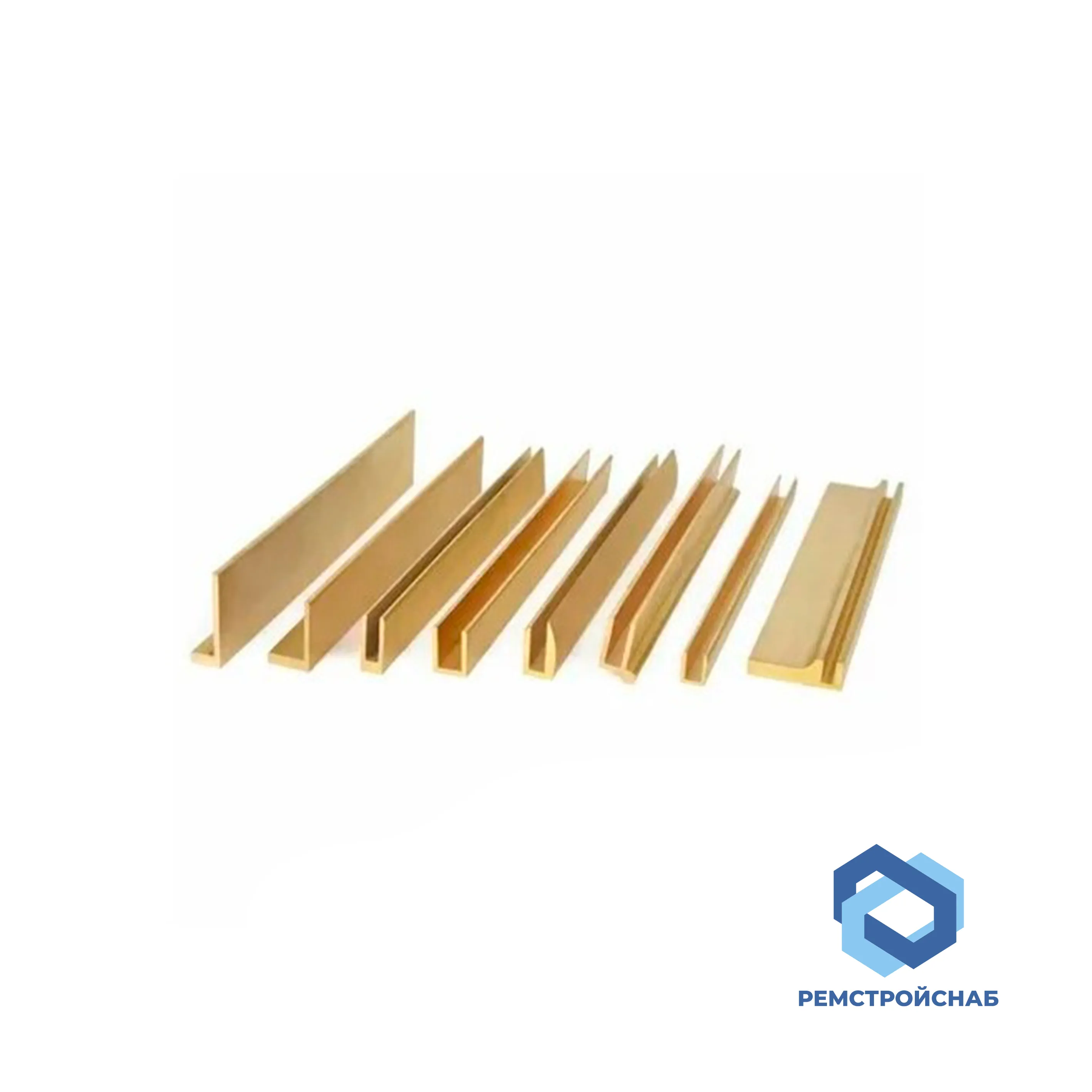 Латунный профиль тянутый ЛС59-1 26x9 мм ТУ 48-21-135-72 гибкий