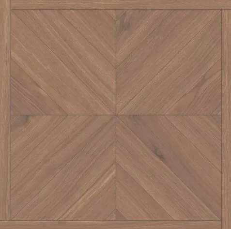 Керамогранит коричневый матовый декорированный обрезной под дерево 0,9х60х60 см