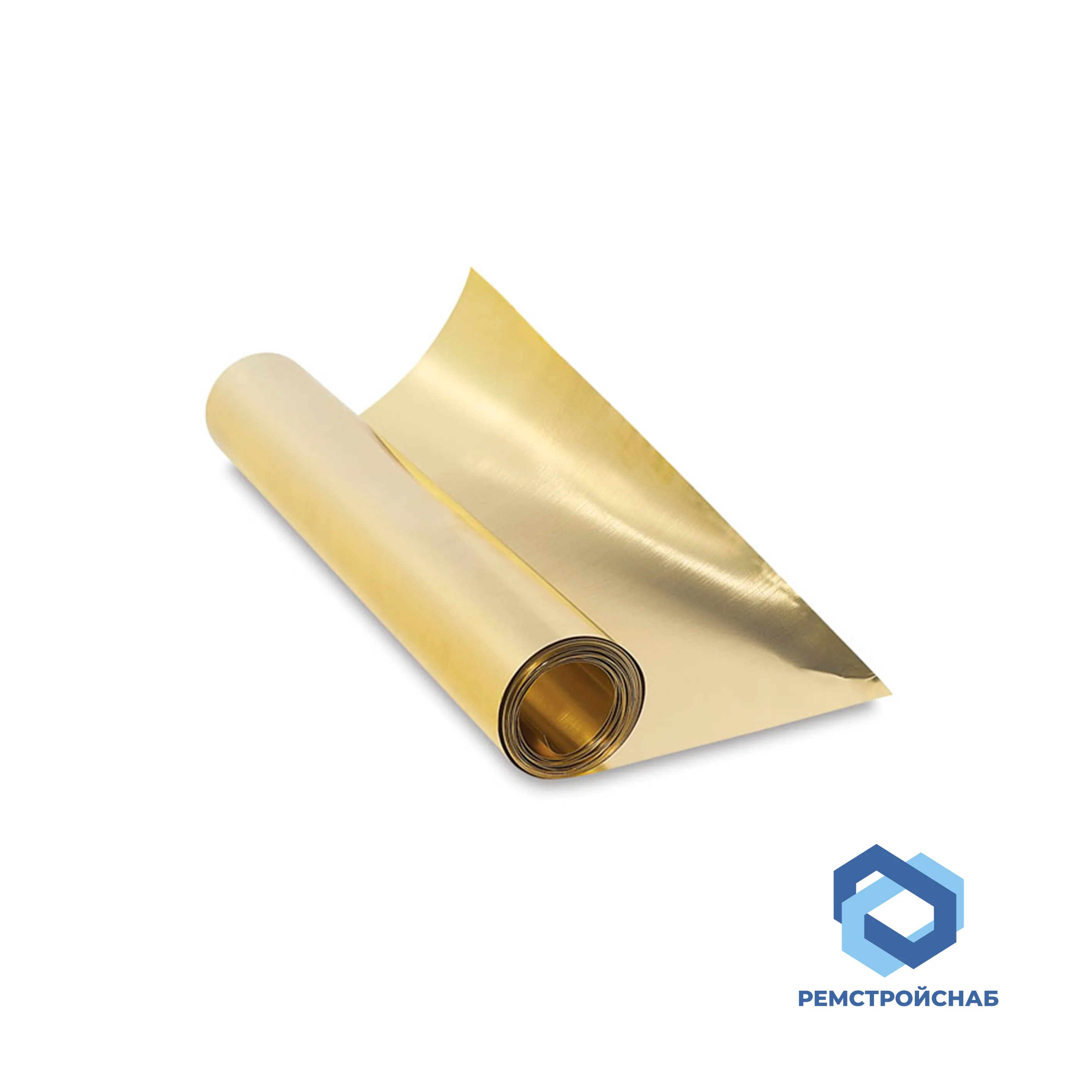 Фольга латунная ювелирная Л68 0.1 мм ГОСТ 2208 - 2007 в рулонах