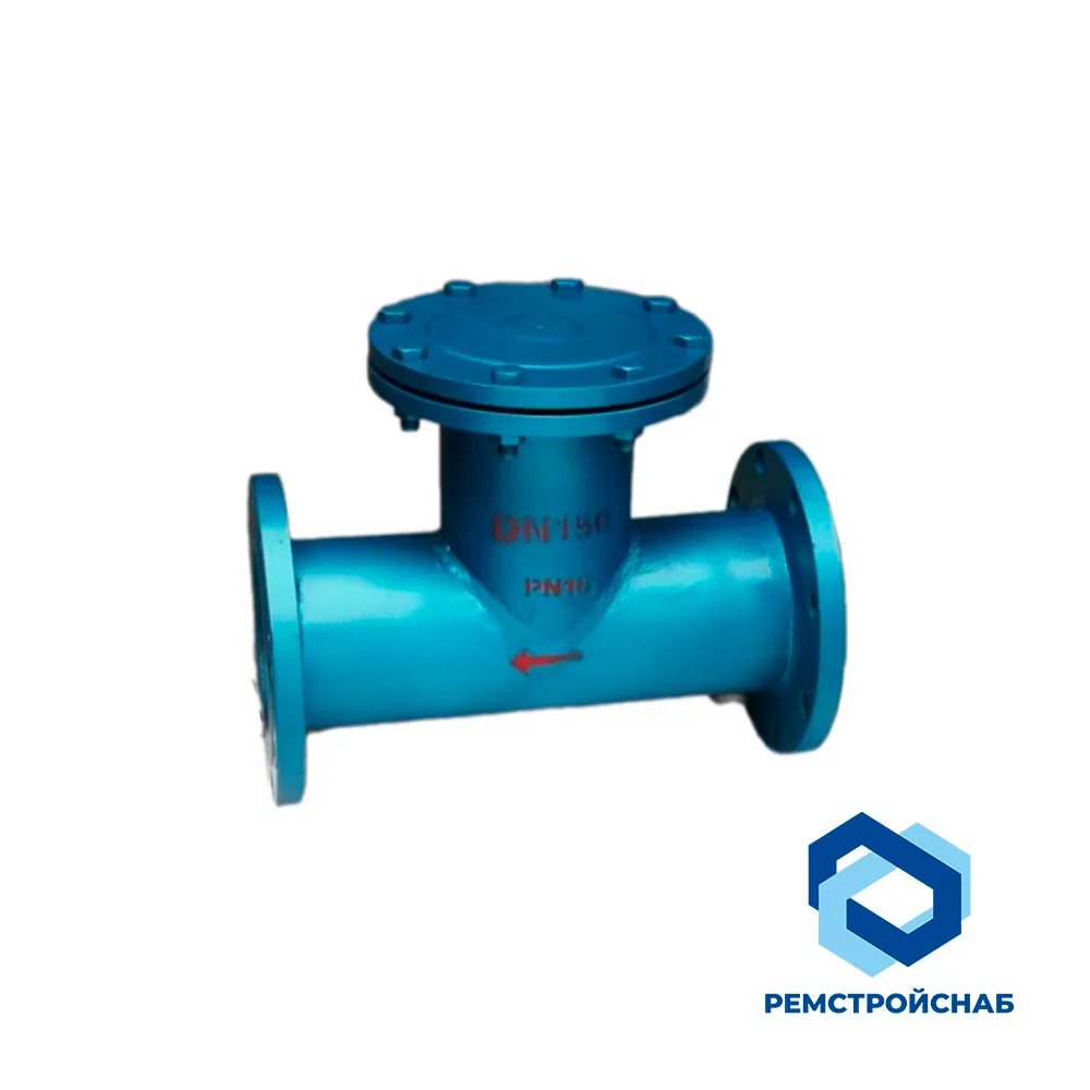 Фильтр Т-образный Ду 6 мм ФСч ГОСТ 26070-83 сетчатый