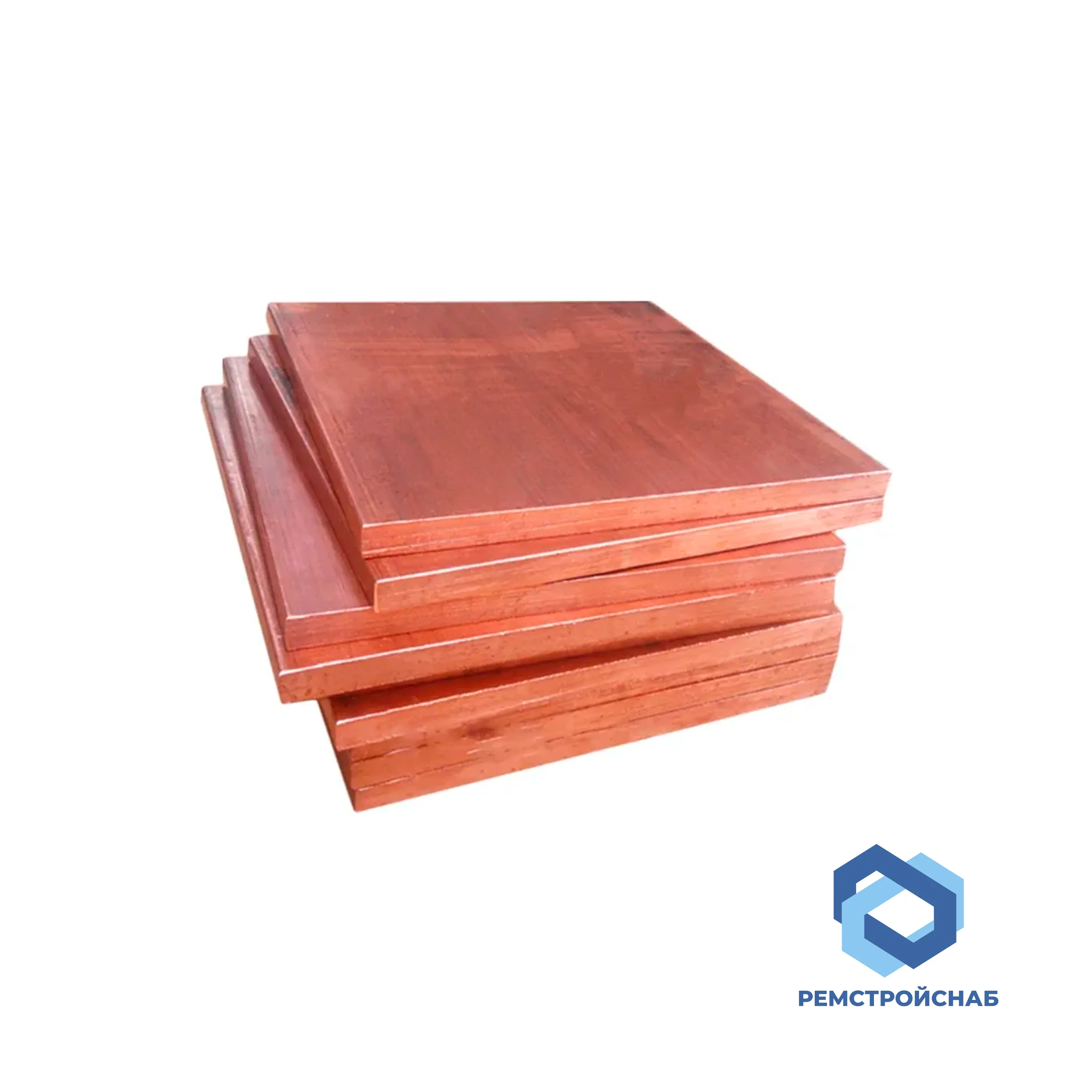 Медная плита для химического машиностроения 110х1600 мм М2р ТУ 48-21-427-80