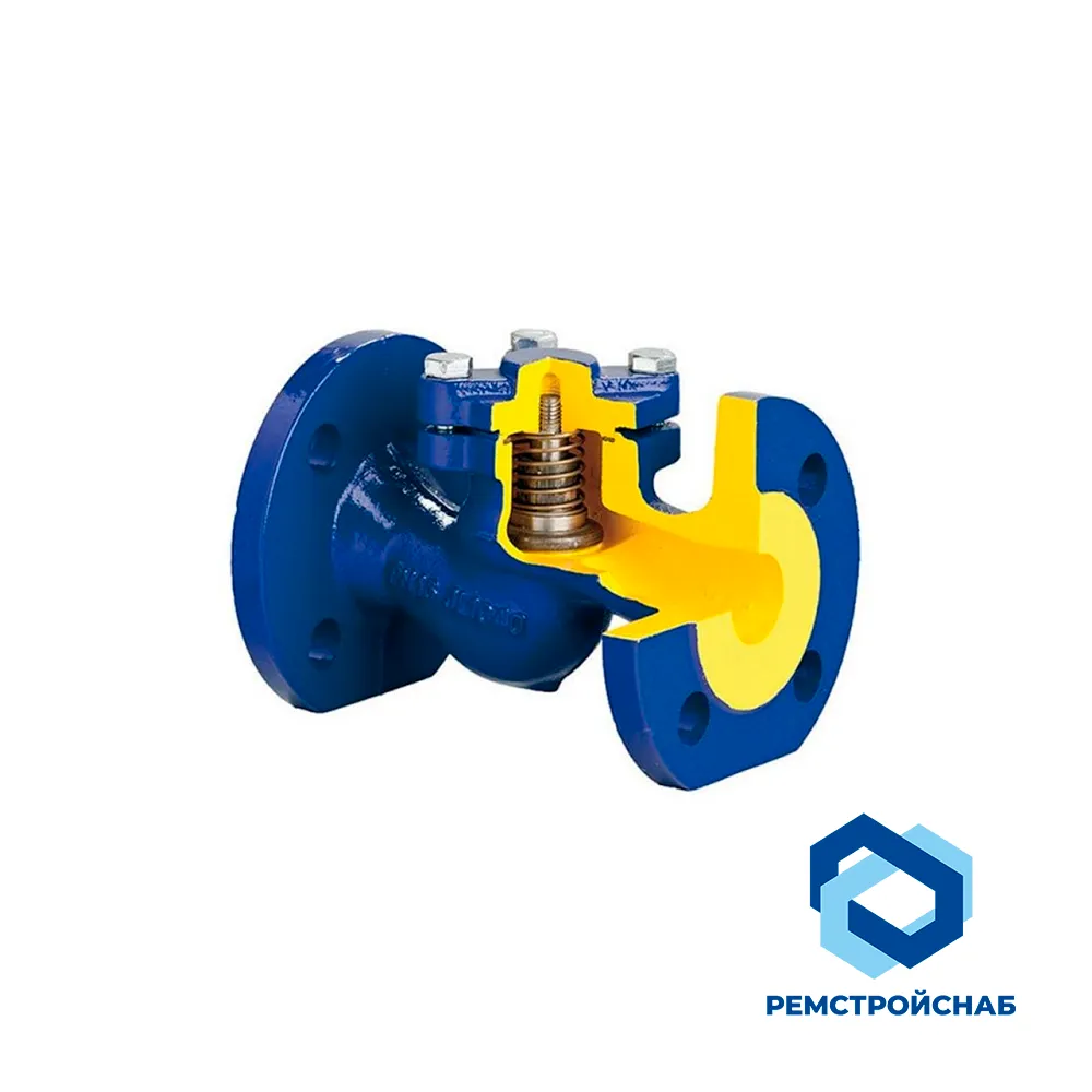 Клапан обратный 19с76нж Ду600 Ру16 фланцевый, поворотный