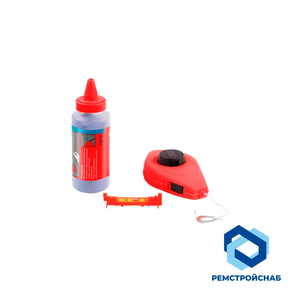 Шнур разметочный + порошок (отбивочный шнур) 30м Шнур разметочный + порошок (отбивочный шнур) 30м