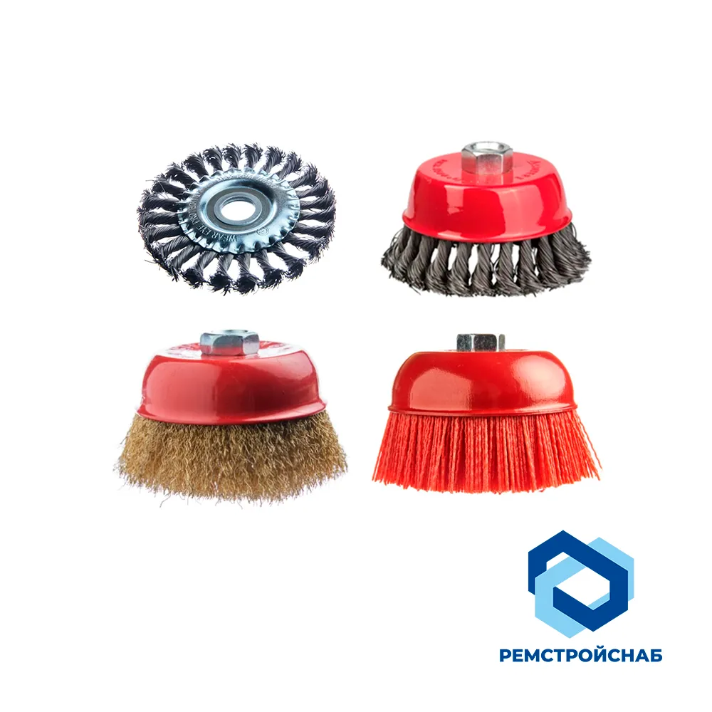 Щетка чаш. витая латунированная для УШМ 100мм М14