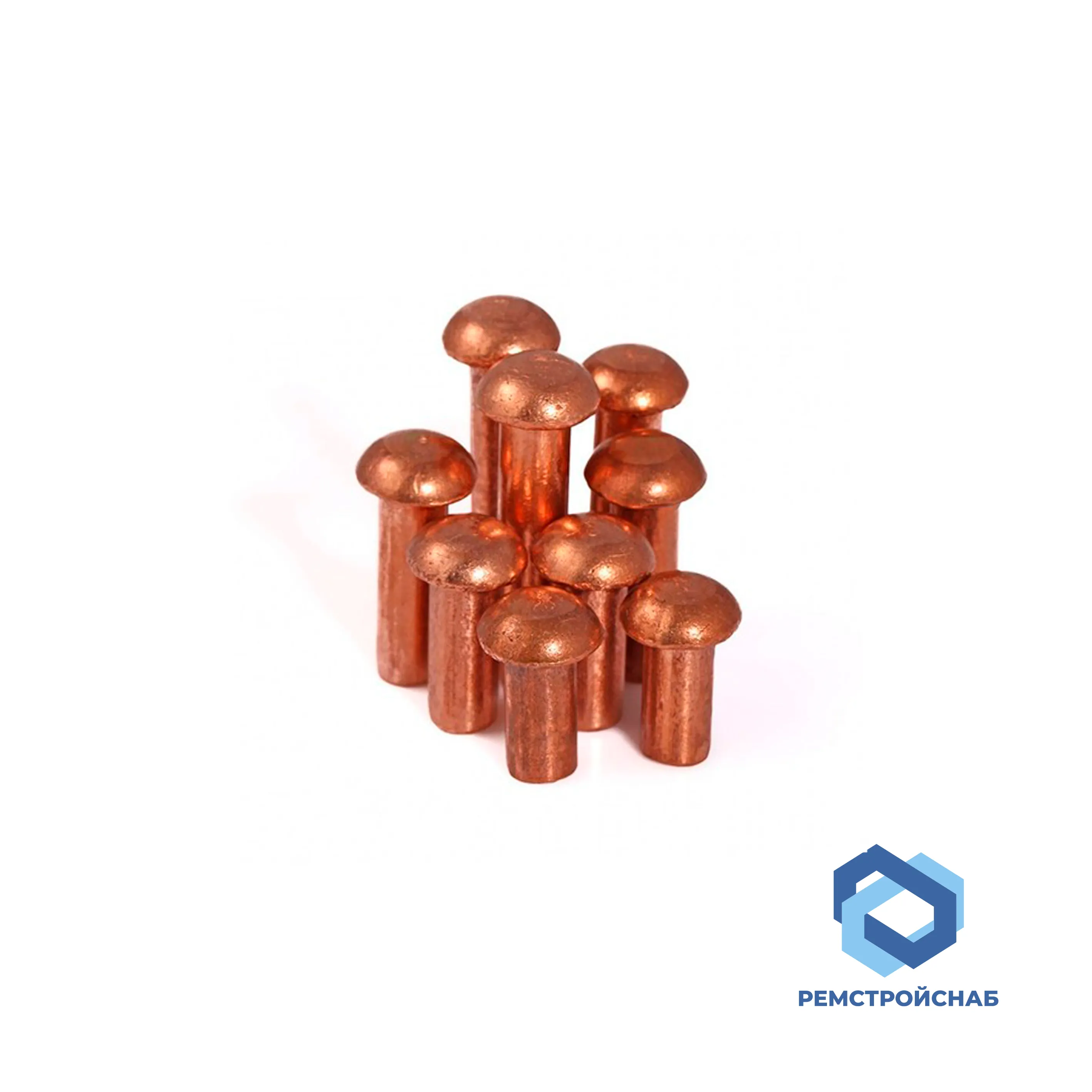 Заклепки медные 1,6х4 под молоток ГОСТ 10300-80 Заклепки медные 1,6х4 под молоток ГОСТ 10300-80