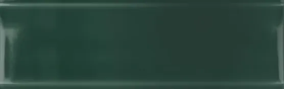Плитка зеленая глянцевая моноколор 0,95х6,5х20 см