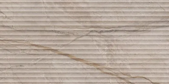 Керамогранит светло-бежевый глянцевый структура обрезной под мрамор 0,9х60х119,5 см