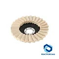 Круг полировальный лепестковый торцевой из натурального войлока								