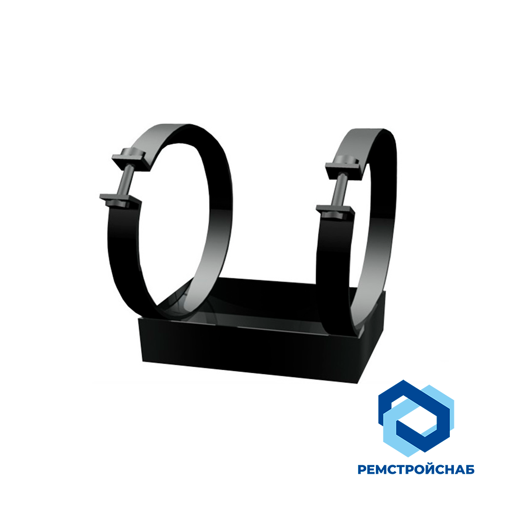 Скользящие опоры для трубы в ППУ сталь 20 920x10x1100 ГОСТ 30732-2006