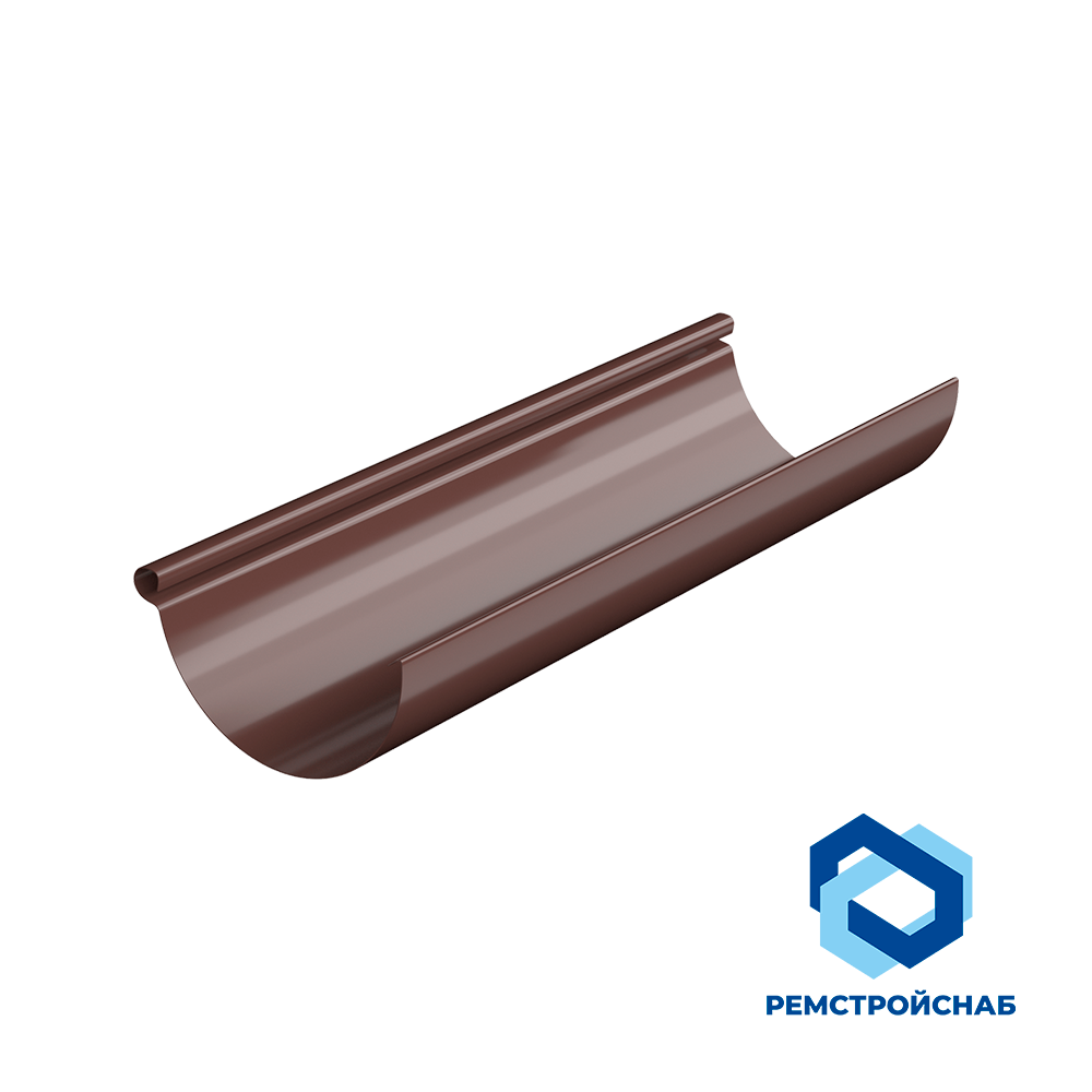 Желоб водосточный круглый 180х2000 мм