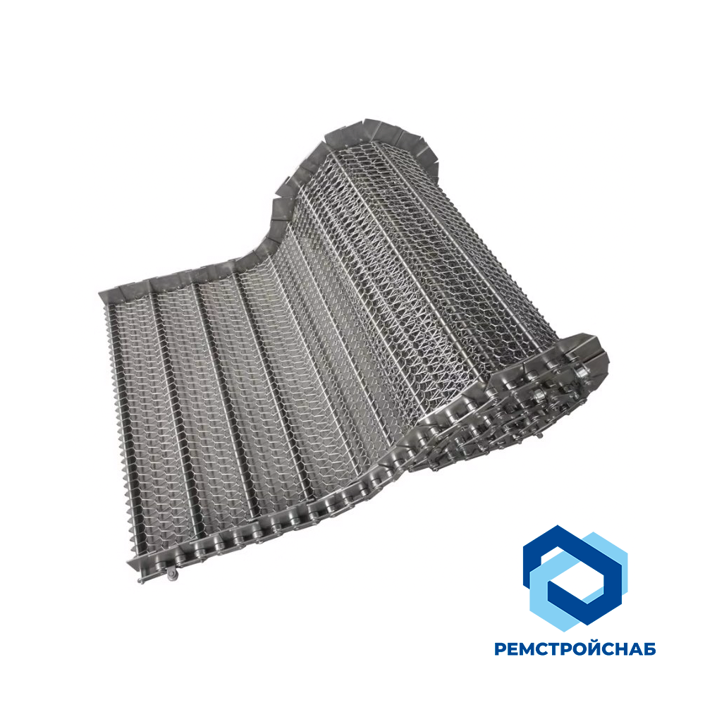 Транспортёрная сетка 25Х25Н20С2 4x4.5x5 ТУ 14-4-168-88 с квадратными ячейками строительная для ограждения в рулонах