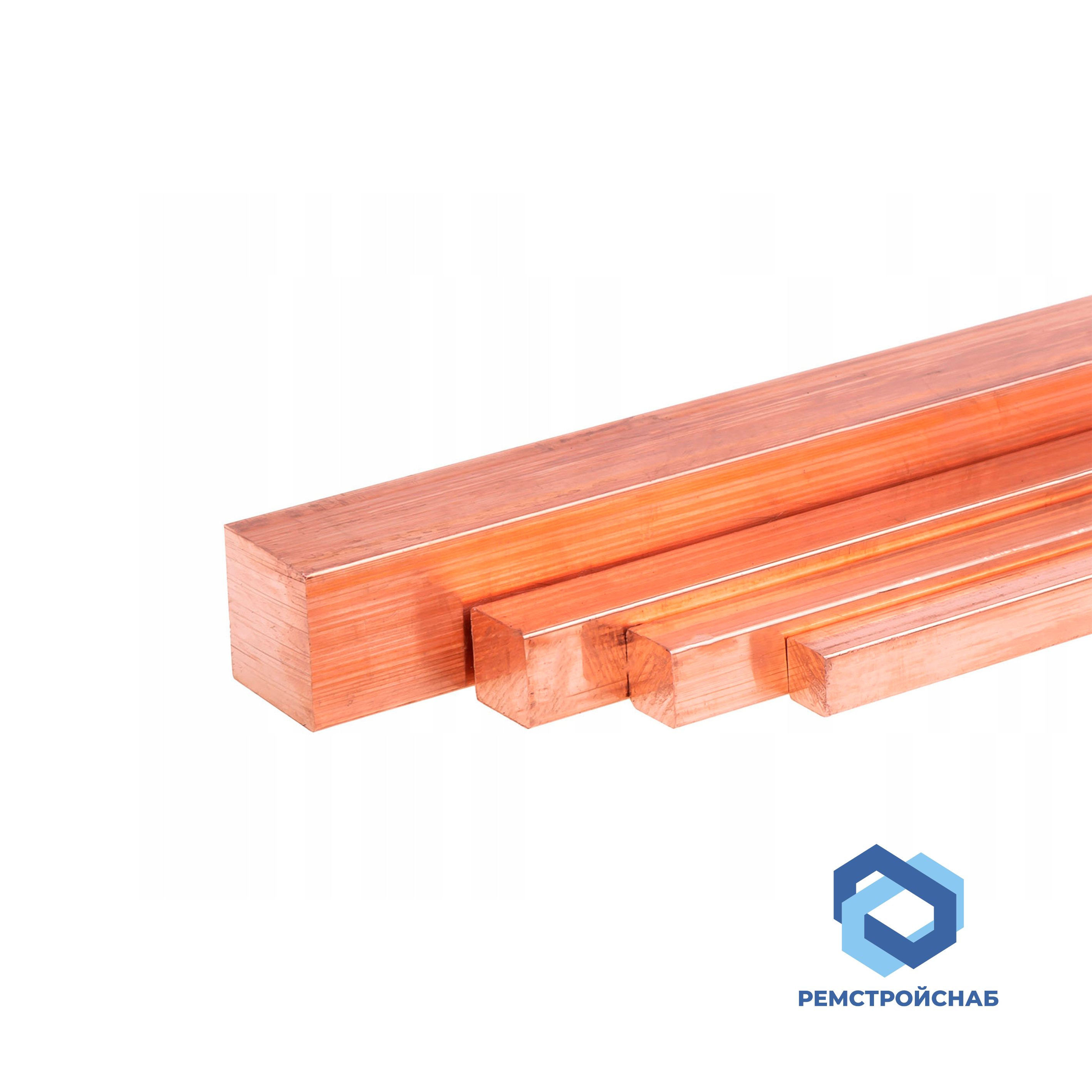 Квадрат медный луженый М3 30х30 мм ГОСТ 1535 - 2006