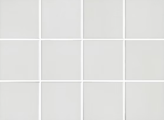 Керамогранит белый матовый натуральный из 12 частей под бетон 0,7х9,8х9,8 см