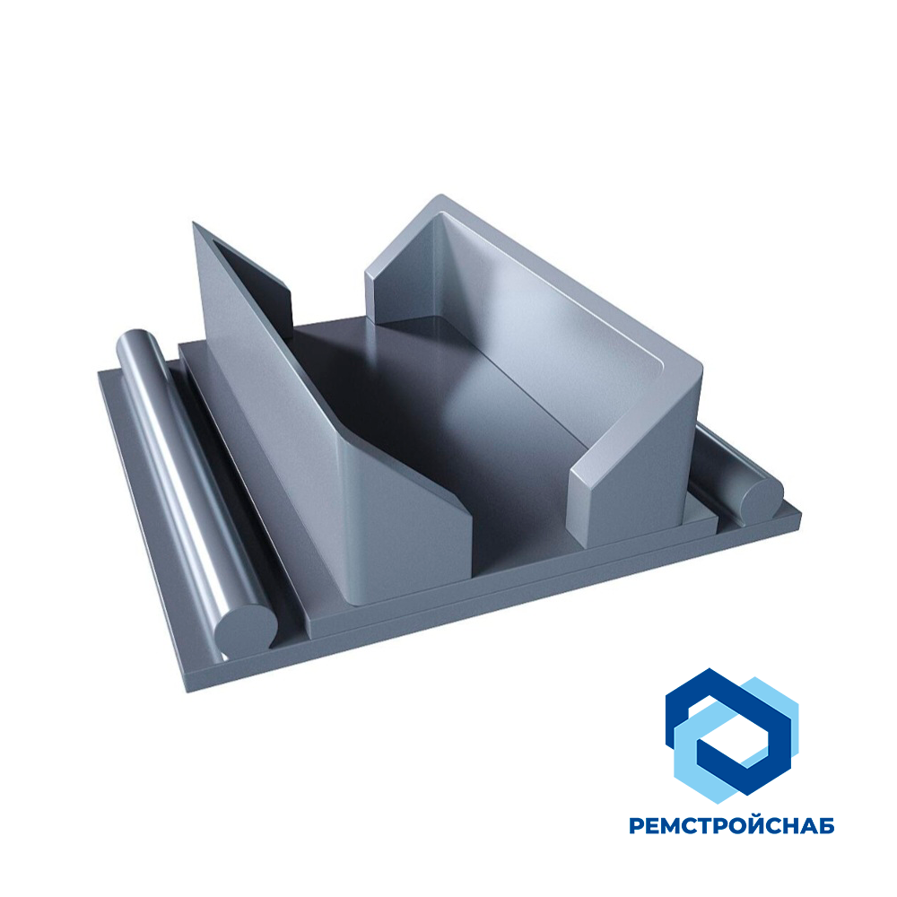 Приварная скользящая направляющая опора сталь 20 820x440x35.9 ОСТ 108.275.49-80