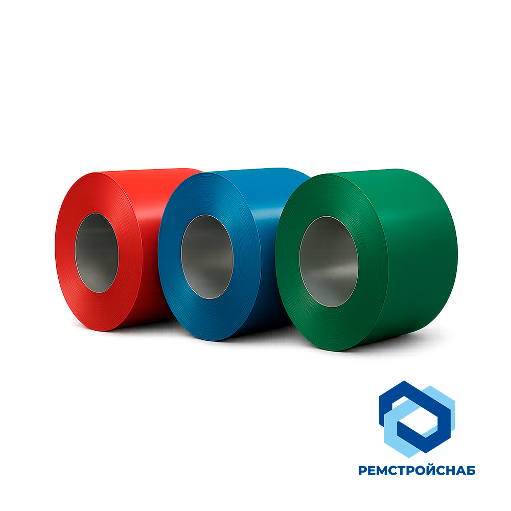 Окрашенная оцинкованная сталь в рулонах Н60 2.5 мм ГОСТ 14918-80 Окрашенная оцинкованная сталь в рулонах Н60 2.5 мм ГОСТ 14918-80