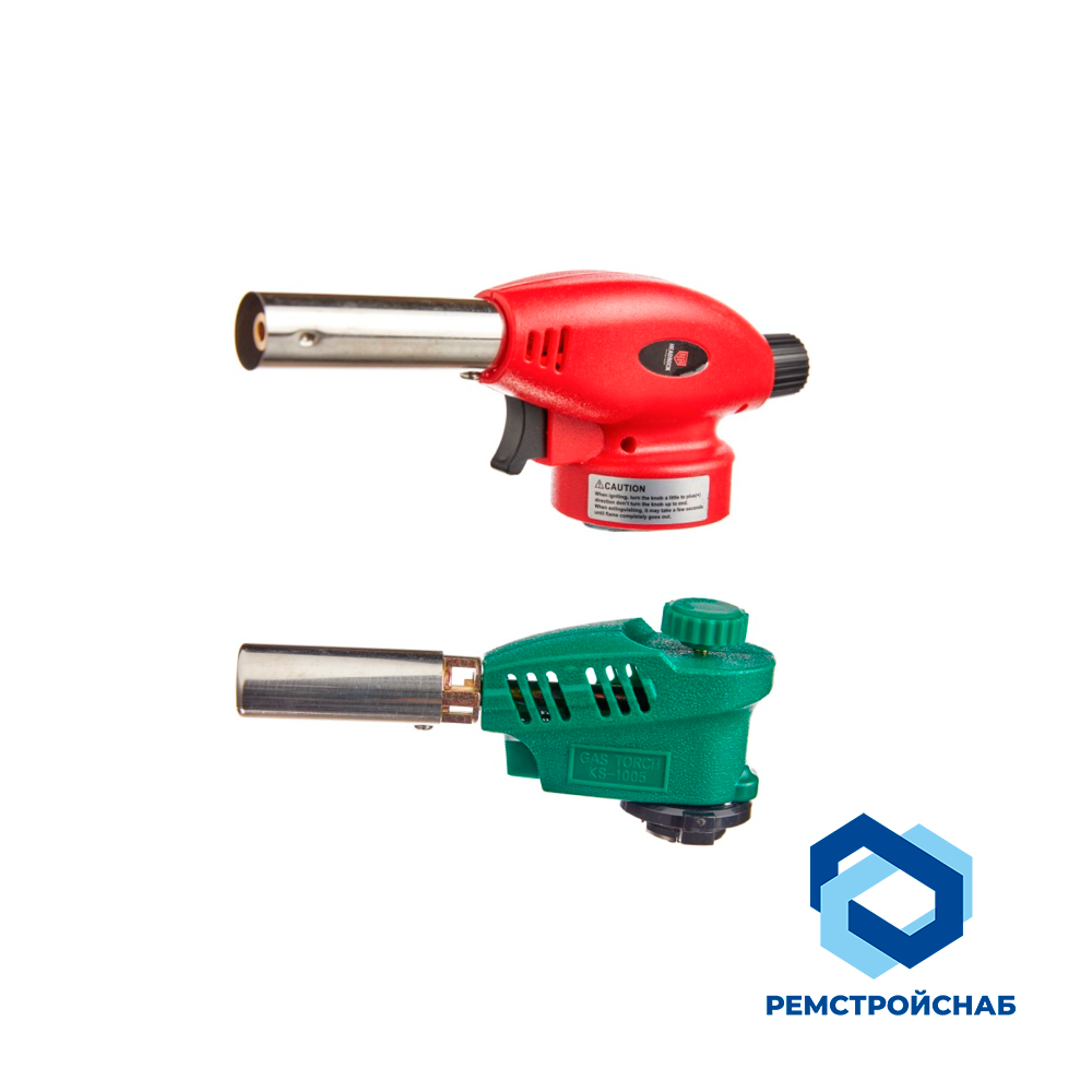 Газовая горелка с пьезоподжигом Model K "Зелёная"