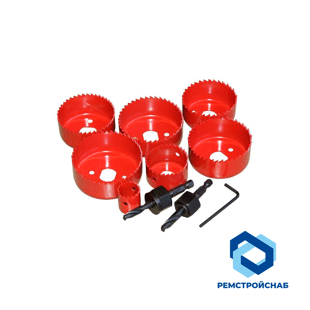 Набор кольцевых пил по дереву 19-67мм (11 предметов)