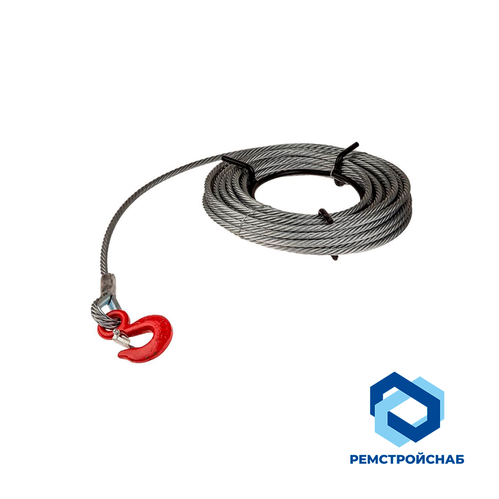Канат для тельфера ЛК-3 13х0.9х0.34 мм ГОСТ 7665-80 двойной свивки 6х25(1+6; 6+12)+1 Канат для тельфера ЛК-3 13х0.9х0.34 мм ГОСТ 7665-80 двойной свивки 6х25(1+6; 6+12)+1