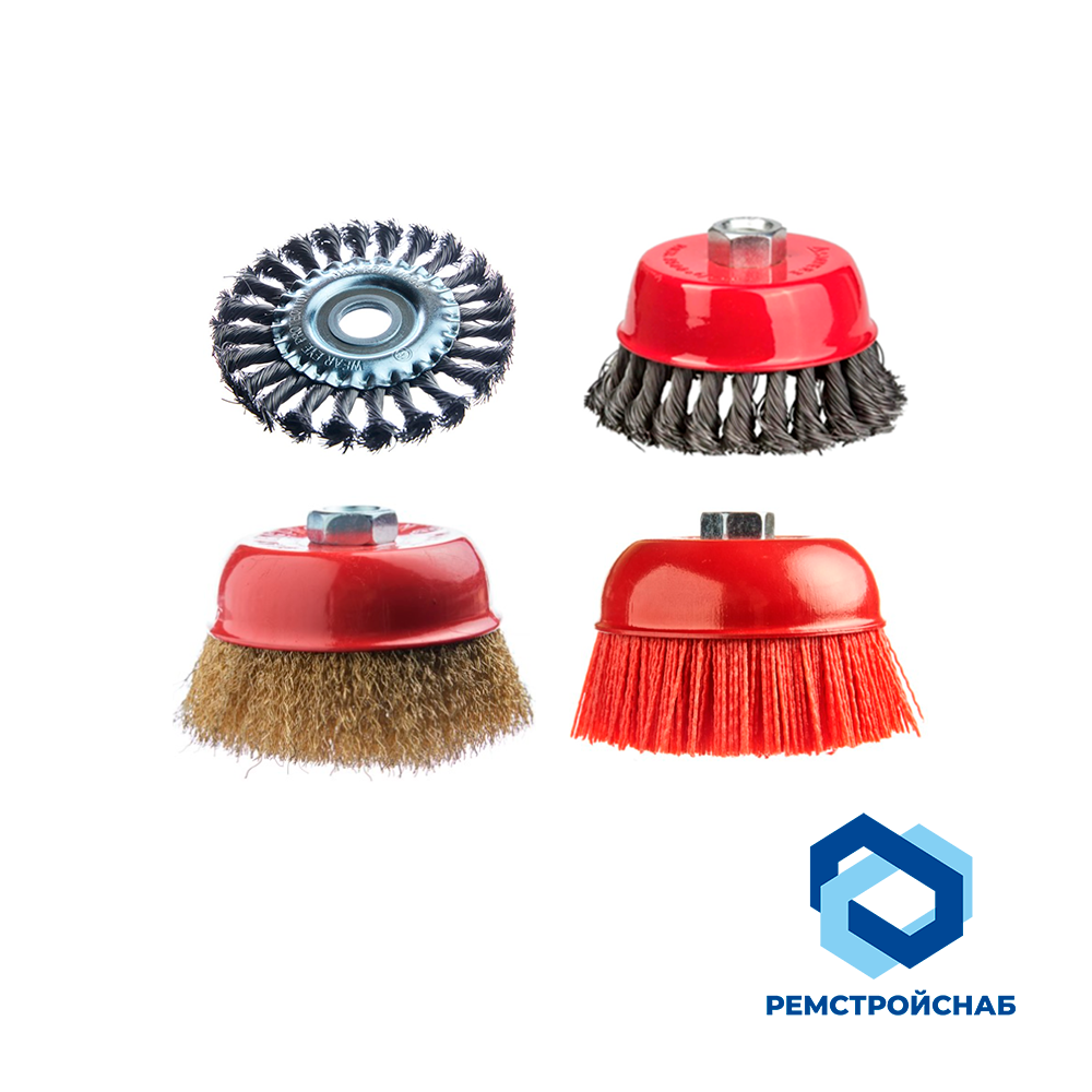 Щетка чаш. круч. проволока стальная для УШМ 100мм М14