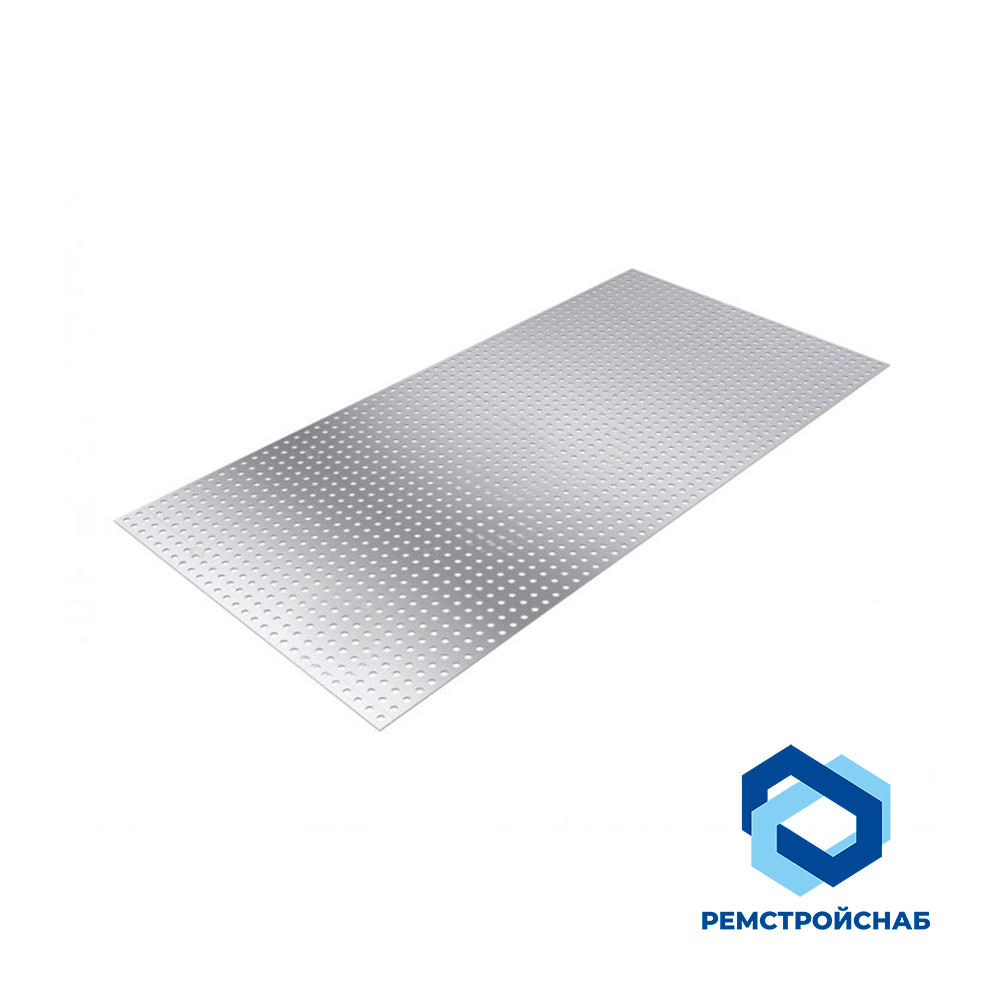 Лист перфорированный нержавеющий 08Х18Н10 8x15x1.5 ГОСТ 5582 - 75