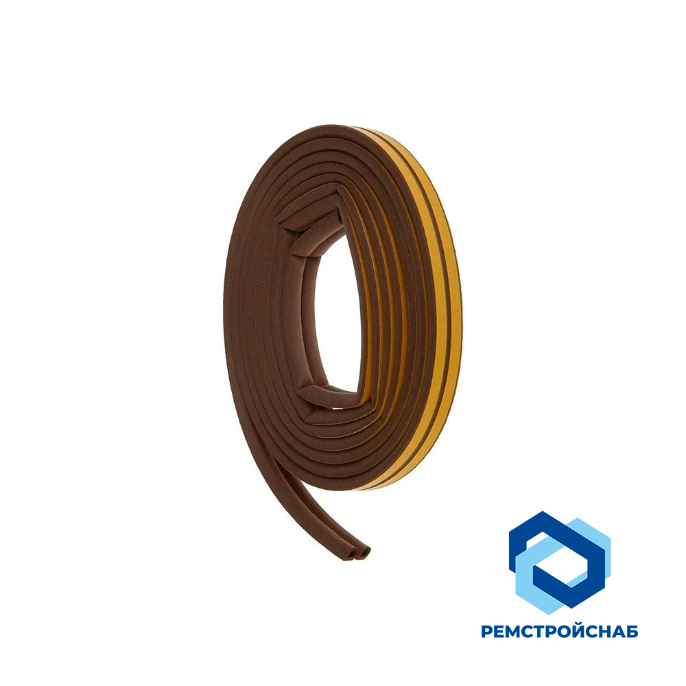 Уплотнитель самокл. KRONbuild P 9*5,5 мм, длина 100м, коричневый