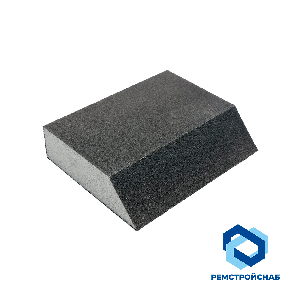 Губка абразивная шлифовальная 100х70х45х25мм P120