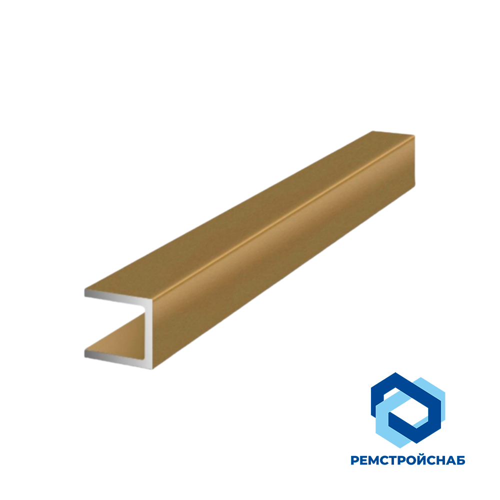 Анодированный швеллер АД31 20x20x1.5 ГОСТ 9.303-84