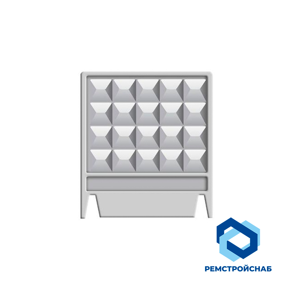 Панели оград П1Б 3980х120х1950 мм для участков