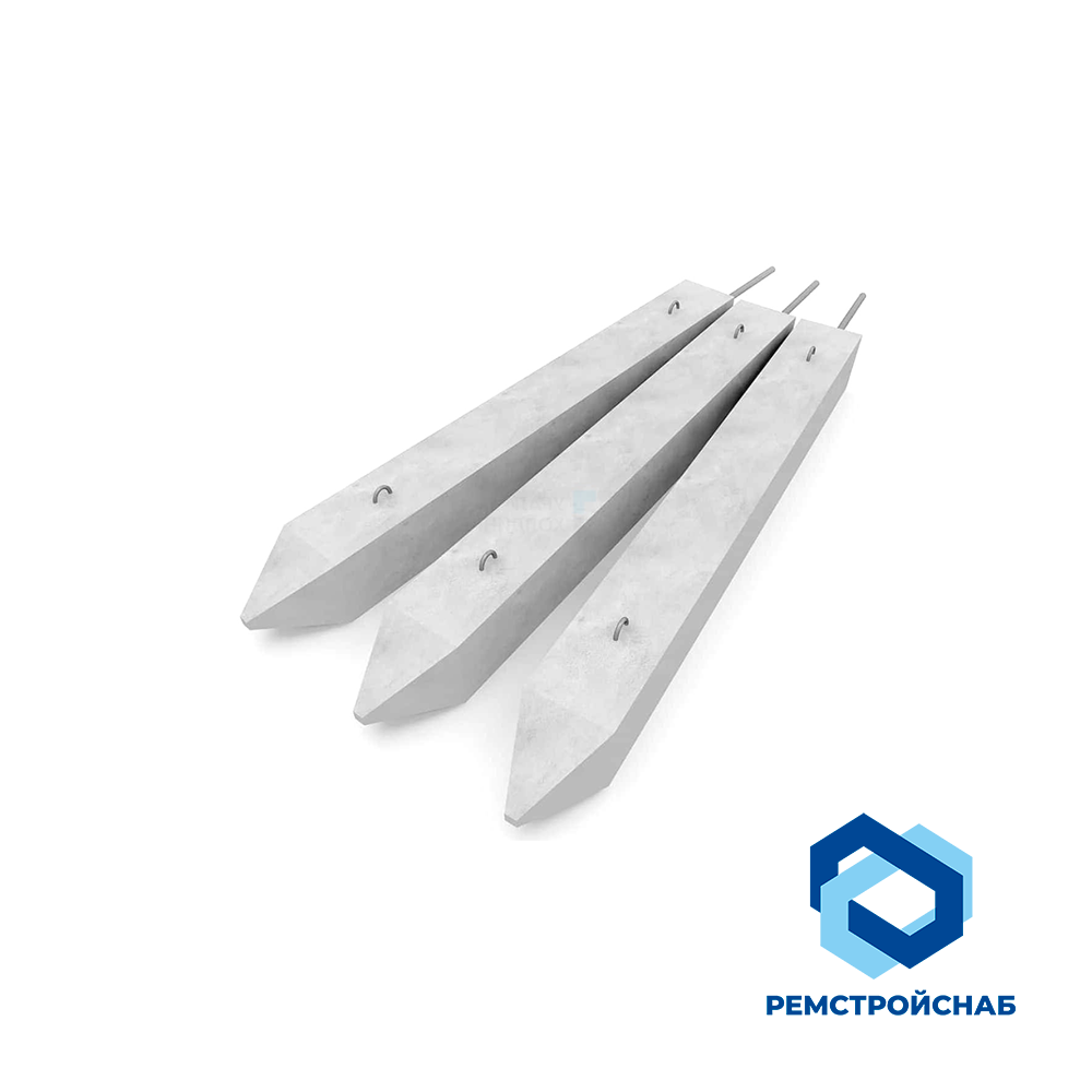 Сваи цельные СП70.40 7000х400х400 мм ГОСТ 19804-2012 для промышленного строительства Сваи цельные СП70.40 7000х400х400 мм ГОСТ 19804-2012 для промышленного строительства