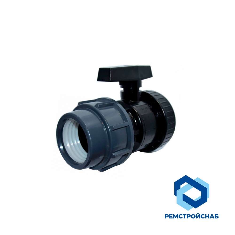 Кран шаровой 50 x 1 1/2" вн. р.