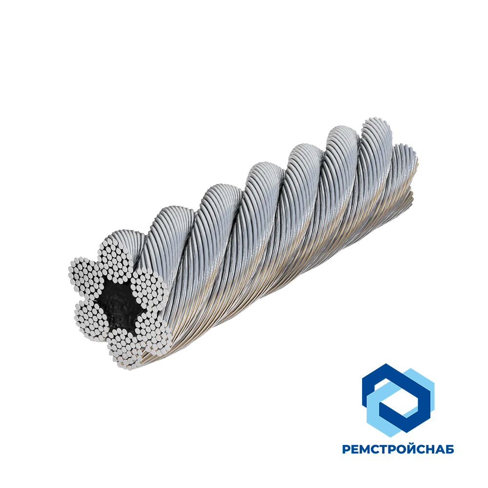 Канаты одинарной свивки ТК 7х1.1х1 мм ГОСТ 3064-80 спиральные