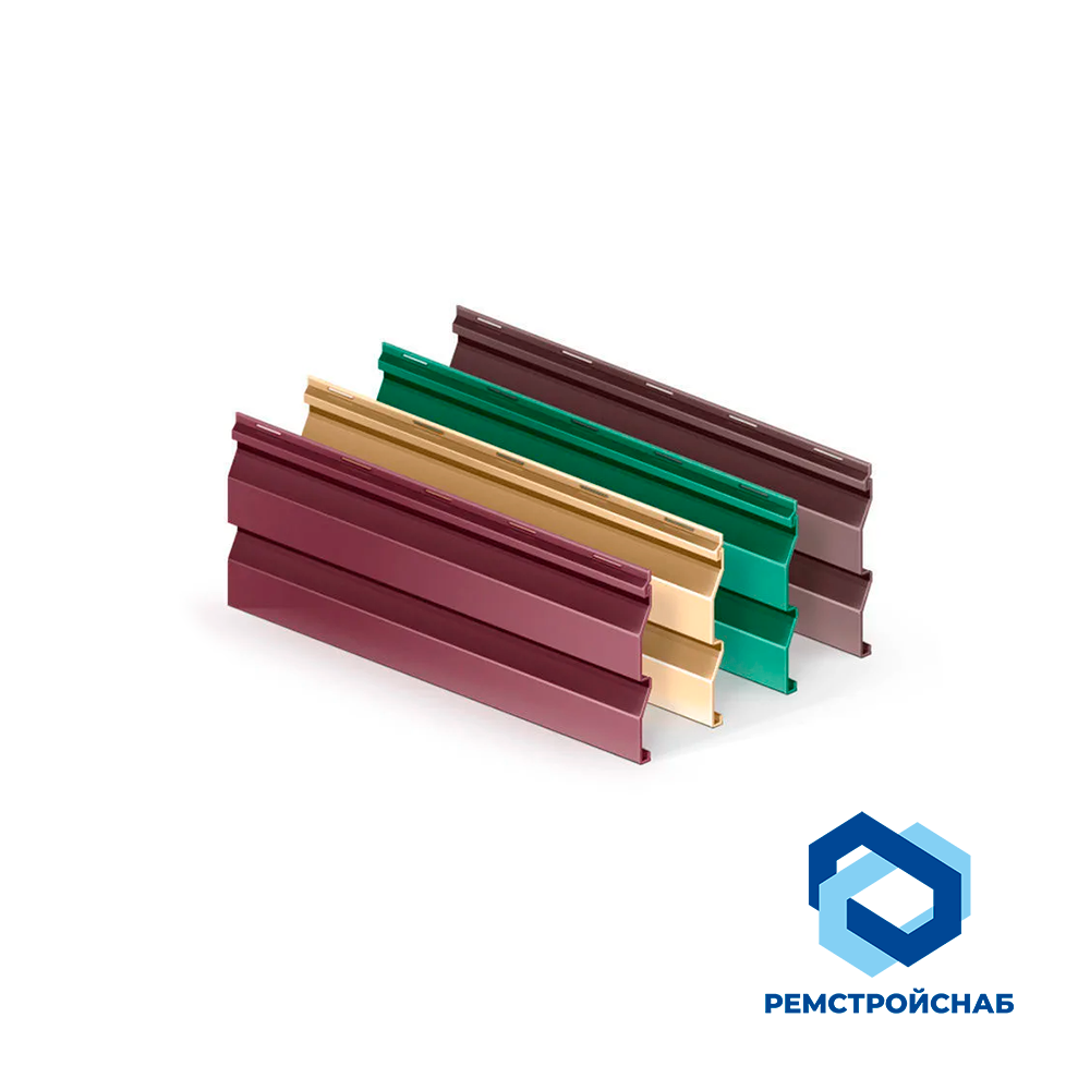 Металлический сайдинг 08пс 6000х176х0.5х12 мм с утеплителем