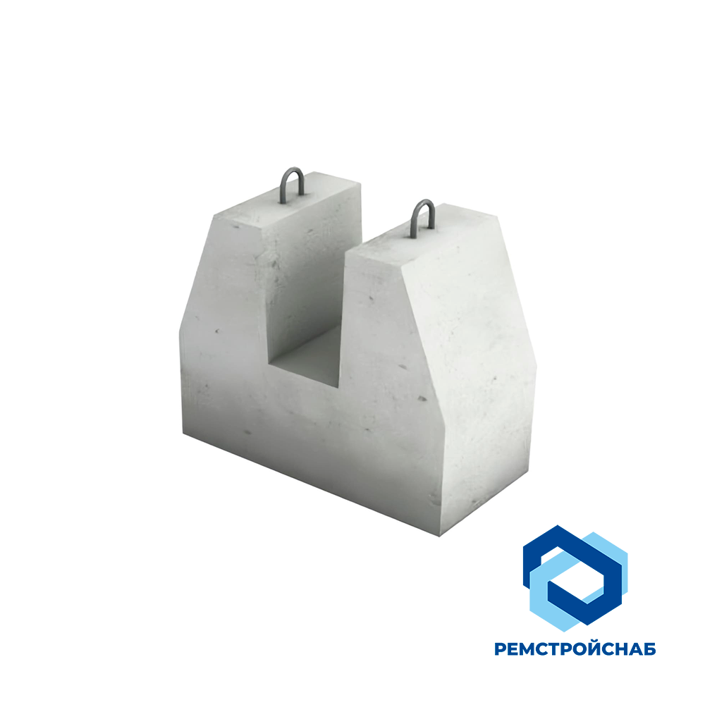 Фундамент ограждения Ф2 1200х700х450 мм для участков