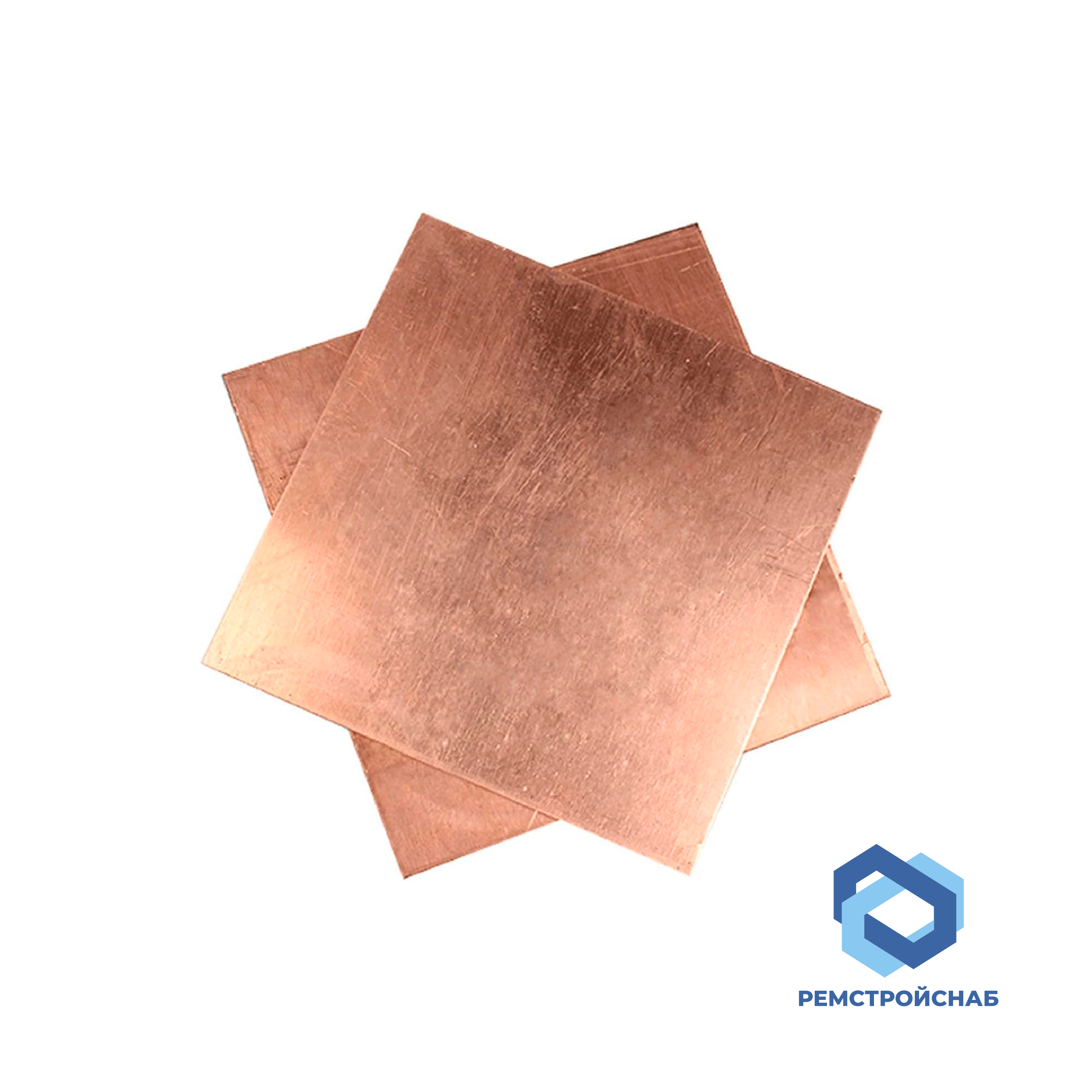 Медная пластина МА 2х60х60 ГОСТ 1173-2006 для соединения медных кабелей
