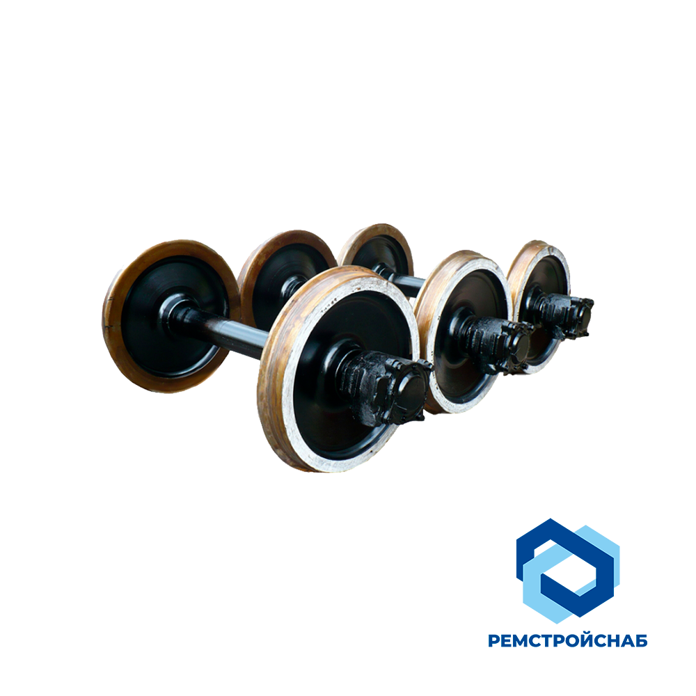 Колесная пара моторная 1520 мм ГОСТ 11018-87 для электровоза