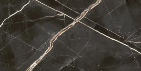 Керамогранит черный матовый под мрамор 0,9х80х160 см