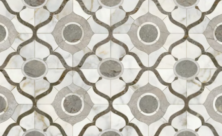 Керамогранит белый глянцевый декорированный под мрамор 0,8х25х40 см