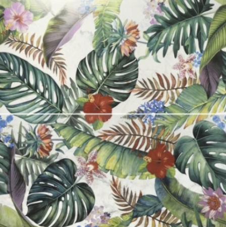 Керамогранит белый глянцевый под мрамор 1,1х60х120 см