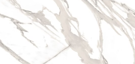 Керамогранит белый LLR легко-лаппатированный вид 8 под мрамор 1х60х120 см