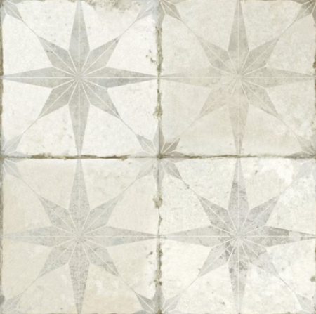 Плитка белая матовая пэчворк 0,95х45х45 см