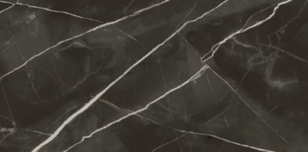 Керамогранит черный лаппатированный под мрамор 0,9х60х120 см