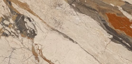 Керамогранит мультиколор матовый под мрамор 0,65х60x120 см