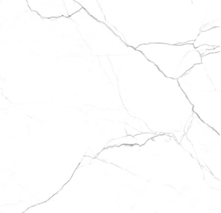 Керамогранит белый матовый вид 1 под мрамор 1х60x60 см