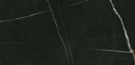 Керамогранит черный матовый вид 1 под мрамор 1х60х120 см