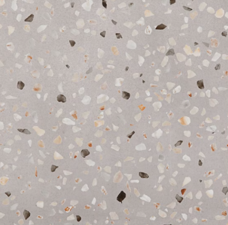 Керамогранит серый матовый терраццо 0,95х60х60 см